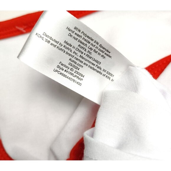 Sonoma Spiritual Pride Large Dog Tank Top Red and White Rainbow Text - Picture 8 of 8